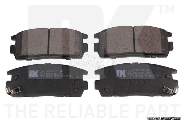 ΔΙΣΚΟΦΡΕΝΑ BRAKE PAD SET, DISC BRAKE Honda Civic 06- 223639 1605123 4817791 4819239 95459513 95599731 96626075 96626076