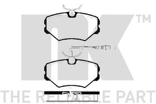 ΔΙΣΚΟΦΡΕΝΑ BRAKE PAD SET, DISC BRAKE 405 II 92-95 223734 425098 425269