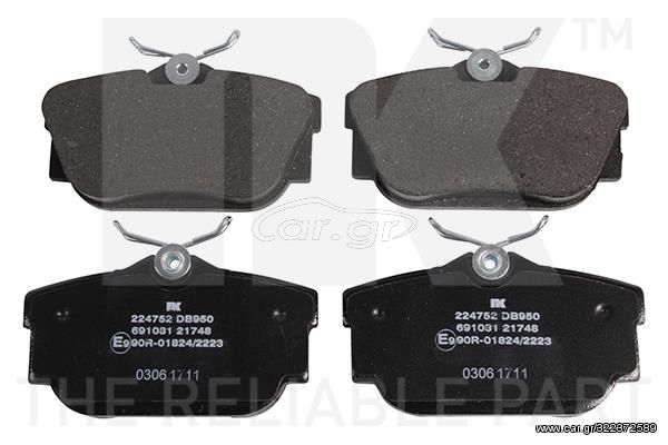 ΔΙΣΚΟΦΡΕΝΑ BRAKE PAD SET, DISC BRAKE VW T4 ab 90 224752 7D0698451E