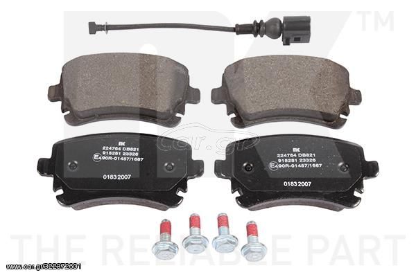 ΔΙΣΚΟΦΡΕΝΑ BRAKE PAD SET, DISC BRAKE VW T5 04 03- 224764 4B3698451 4F0698451 4F0698451C 4F0698451F 4F0698451H 7E0698451B 7H0698451 8E0698451C 8E0698451H 8E0698451N 8E0698451P 4F0698451 7E0698451 7E069