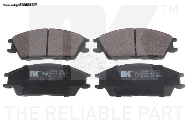 ΔΙΣΚΟΦΡΕΝΑ BRAKE PAD SET, DISC BRAKE Honda Accord  83-85 229967 5810124A00 5810132300 5810132310 5810132B00