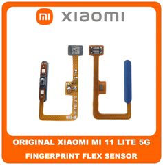 Γνήσιο Original Xiaomi Mi 11 Lite 5G (M2101K9G, M2101K9C, M2101K9R) Fingerprint Flex Sensor Αισθητήρας Δακτυλικού Αποτυπώματος Purple Μωβ (Service Pack By Xiaomi)