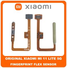 Γνήσιο Original Xiaomi Mi 11 Lite 5G (M2101K9G, M2101K9C, M2101K9R) Fingerprint Flex Sensor Αισθητήρας Δακτυλικού Αποτυπώματος Citrus Yellow (Service Pack By Xiaomi)