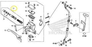 Εμβολο Αντλίας Φρένου Honda AFS.110 Wave 45530KVY911