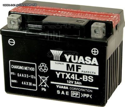 ΜΠΑΤΑΡΙΑ YUASA YTX4L-BS