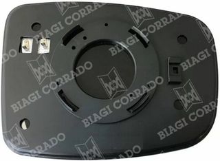 ΚΡΥΣΤΑΛΛΟ ΚΑΘΡΕΠΤΗ HYUNDAI I10 '07-'10 (ΘΕΡΜΑΙΝΟΜΕΝΟ, ΜΕ ΒΑΣΗ, ΧΡΩΜΙΟ) ΑΡΙΣΤΕΡΟ