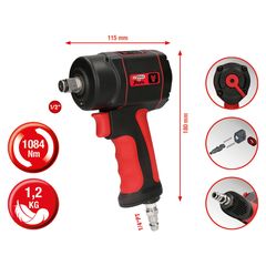 KS Tools 1/2 " Air Impact Driver The Mini Devil Max. 1084Nm-thumb-22