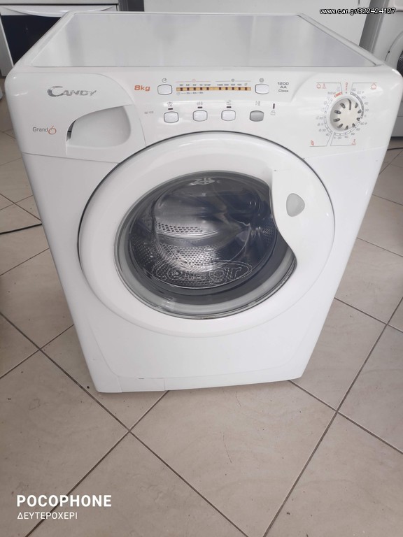 ΠΛΥΝΤΗΡΙΟ ΡΟΥΧΩΝ 8KG 1200 ΣΤΡΟΦΩΝ CANDY GRAND AA CLASS