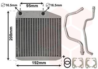 Ψυγείο καλοριφέρ GR PUNDO07-12 AL ROM MITO 955 08-18 CITROEN NEMO 08- FIORINOGR PUNTO LINEA EVO TIPO 05- ADAM 04-19 BIPPER 08- - 17006313