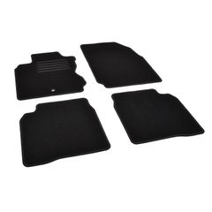 Πατάκια δαπέδου μοκέτας Standard μαύρα συμβατά με Nissan Note (I) 4τμχ