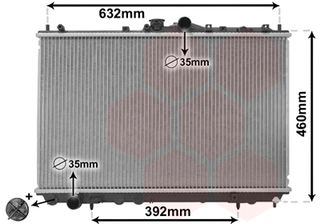 Ψυγείο MITSUBISHI CARISMA DA1A SPACE STAR MPV 95-06 - 32002142