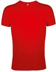Sol's Regent Fit 00553 Ανδρικό t-shirt κυλινδρικό με στενή γραμμή 100% βαμβάκι Ringspun σεμί-πενιέ RED-145