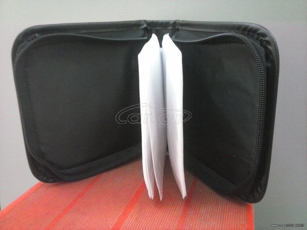 CD CASE (βαλιτσάκι) 24 CD/DVD/BDR Μαύρο Δερματίνη