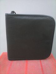 CD CASE (βαλιτσάκι) 24 CD/DVD/BDR Μαύρο Δερματίνη-thumb-1