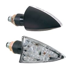 Φλας Μοτο Spike 12v-21w με Led και Λευκό καθρέπτη