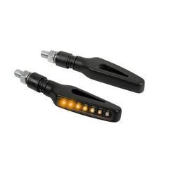 Lampa ΦΛΑΣ ΜΟΤΟ GLORY SQ ΜΑΥΡΑ 12V SMD LED 98x36mm 9047.4-LM