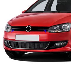 VW POLO 6R 5D 2009>2014 ΔΙΑΚΟΣΜΗΤΙΚΕΣ ΓΡΙΛΙΕΣ ΜΑΣΚΑΣ ΕΜΠΡΟΣ ΧΡΩΜΙΟΥ 2 ΤΕΜΑΧΙΑ