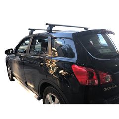 Kit Μπάρες αλουμινίου NORDRIVE - Πόδια για NISSAN Qashqai 2007-2014 2 τεμάχια