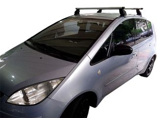 Kit Μπάρες Αλουμινίου MENABO - Πόδια για MITSUBISHI COLT 5D 2004+  2 τεμάχια