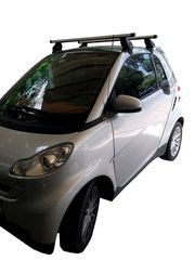 Kit Μπάρες Αλουμινίου MENABO - Πόδια για Smart Fortwo 1999-2007 	& 2007-2014 2 τεμάχια