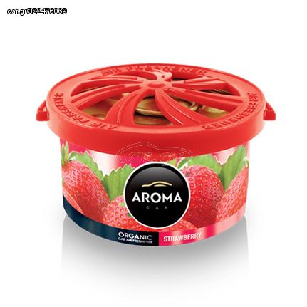 ΑΡΩΜΑΤΙΚΟ ΣΕ ΚΟΝΣΕΡΒΑ AROMA ORGANIC - ΦΡΑΟΥΛΑ (STRAWBERRY) (40gr) AMiO - 1 ΤΕΜ.