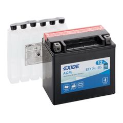 ΜΠΑΤΑΡΙΑ ΜΟΤΟ ETX14L-BS,YTX14L-BS 12V 12Ah 200A 150x95x45mm AGM EXIDE ΔΕΞΙΑ