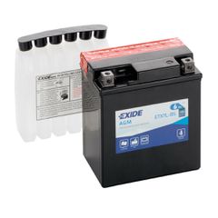ΜΠΑΤΑΡΙΑ ΜΟΤΟ ETX7L-BS,YTX7L-BS 12V 6Ah 100A 115x70x130mm AGM EXIDE ΔΕΞΙΑ