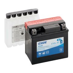 ΜΠΑΤΑΡΙΑ ΜΟΤΟ ETX5L-BS,YTX5L-BS 12V 4Ah 70A 115x70x1055mm AGM EXIDE ΔΕΞΙΑ