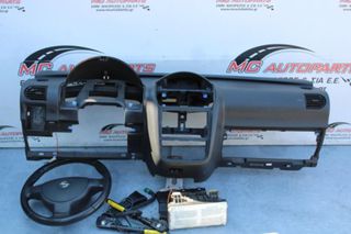 Αερόσακος  Set  OPEL TIGRA (2004-2009)     ταμπλό με αερόσακο οδηγού συνοδηγού, προεντατήρες