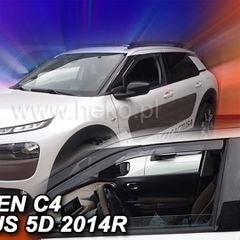 ΑΝΕΜΟΘΡΑΥΣΤΕΣ ΑΥΤΟΚΙΝΗΤΟΥ ΓΙΑ CITROEN C4 CACTUS 5D 2014-2020 ΖΕΥΓΑΡΙ ΑΠΟ ΕΥΚΑΜΠΤΟ ΦΙΜΕ ΠΛΑΣΤΙΚΟ HEKO - 2 ΤΕΜ.