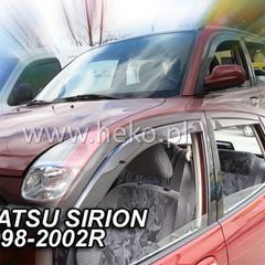 ΑΝΕΜΟΘΡΑΥΣΤΕΣ ΑΥΤΟΚΙΝΗΤΟΥ ΓΙΑ DAIHATSU SIRION 5D 1998>2005 ΖΕΥΓΑΡΙ ΑΠΟ ΕΥΚΑΜΠΤΟ ΦΙΜΕ ΠΛΑΣΤΙΚΟ HEKO - 2 ΤΕΜ.