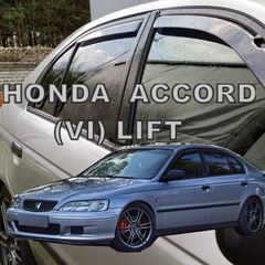 HONDA ACCORD VI 5D LTB 1998>2003 ΣΕΤ ΑΝΕΜΟΘΡΑΥΣΤΕΣ ΑΥΤΟΚΙΝΗΤΟΥ ΑΠΟ ΕΥΚΑΜΠΤΟ ΦΙΜΕ ΠΛΑΣΤΙΚΟ HEKO - 4 ΤΕΜ.