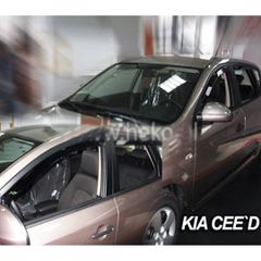 ΑΝΕΜΟΘΡΑΥΣΤΕΣ ΑΥΤΟΚΙΝΗΤΟΥ ΓΙΑ KIA CEED 5D 2007-2012 ΖΕΥΓΑΡΙ ΑΠΟ ΕΥΚΑΜΠΤΟ ΦΙΜΕ ΠΛΑΣΤΙΚΟ HEKO - 2 ΤΕΜ.