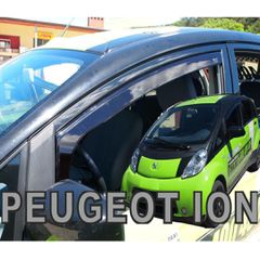ΑΝΕΜΟΘΡΑΥΣΤΕΣ ΑΥΤΟΚΙΝΗΤΟΥ ΓΙΑ PEUGEOT ION 5D 2010-2015 ΖΕΥΓΑΡΙ ΑΠΟ ΕΥΚΑΜΠΤΟ ΦΙΜΕ ΠΛΑΣΤΙΚΟ HEKO - 2 ΤΕΜ.