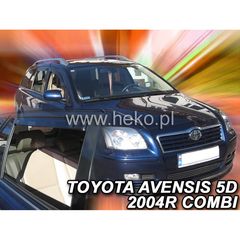 TOYOTA AVENSIS COMBI 5D 03-09 COMBI ΣΕΤ ΑΝΕΜΟΘΡΑΥΣΤΕΣ ΑΥΤΟΚΙΝΗΤΟΥ ΑΠΟ ΕΥΚΑΜΠΤΟ ΦΙΜΕ ΠΛΑΣΤΙΚΟ HEKO - 4 ΤΕΜ.