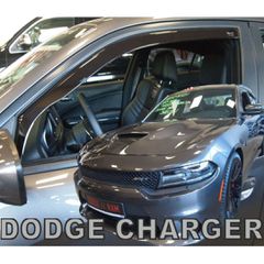 ΑΝΕΜΟΘΡΑΥΣΤΕΣ ΑΥΤΟΚΙΝΗΤΟΥ ΓΙΑ DODGE CHARGER 5D 2011> ΖΕΥΓΑΡΙ ΑΠΟ ΕΥΚΑΜΠΤΟ ΦΙΜΕ ΠΛΑΣΤΙΚΟ HEKO - 2 ΤΕΜ.