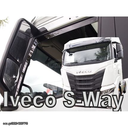 ΑΝΕΜΟΘΡΑΥΣΤΕΣ ΦΟΡΤΗΓΟΥ ΓΙΑ IVECO S-WAY 2019> ΖΕΥΓΑΡΙ ΑΠΟ ΕΥΚΑΜΠΤΟ ΦΙΜΕ ΠΛΑΣΤΙΚΟ HEKO - 2 ΤΕΜ.