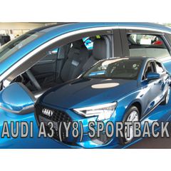 Heko ΣΕΤ ΑΝΕΜΟΘΡΑΥΣΤΕΣ ΑΥΤΟΚΙΝΗΤΟΥ ΓΙΑ AUDI A3 Y8 SPORTBACK 5D 2020> ΑΠΟ ΕΥΚΑΜΠΤΟ ΦΙΜΕ ΠΛΑΣΤΙΚΟ HEKO - 4 ΤΕΜ. ΑΝΕΜ.SET10272