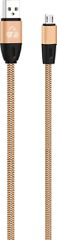POWERTECH Καλώδιο USB σε Micro USB eco flat copper, 1m, χρυσό (PTR-0033)