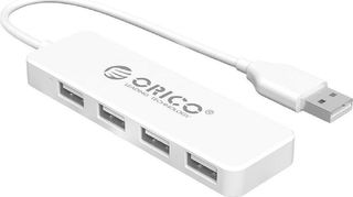 ORICO USB 2.0 Hub FL01, 4x USB, λευκό (FL01-WH-BP)
