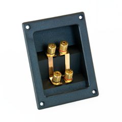 MASTER AUDIO KT107 - Terminal block, 4 golden contacts - Master Audio
