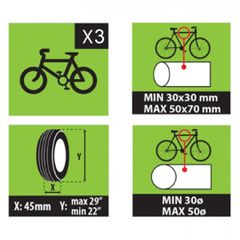MENABO ΒΑΣΗ ΠΟΔΗΛΑΤΟΥ ΠΟΡΤ ΜΠΑΓΚΑΖ STEEL BIKE 3 ΓΙΑ 3 ΠΟΔΗΛΑΤΑ MENABO 1480/MB-thumb-11