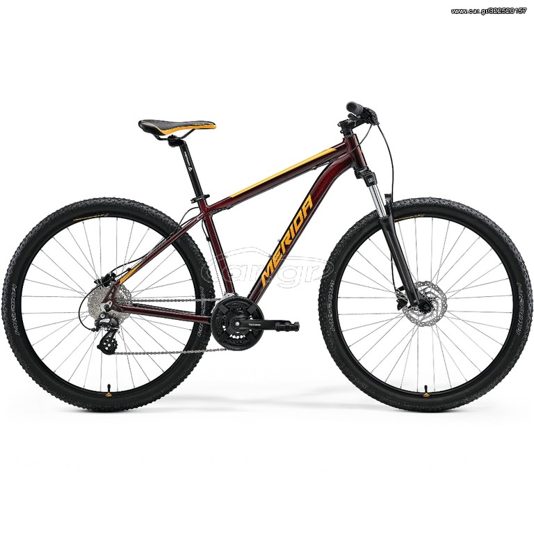 All - Mountain Merida 2022 BIG 9-15 ΜΤΒ 29 BURGUNDY RED (ORANGE)