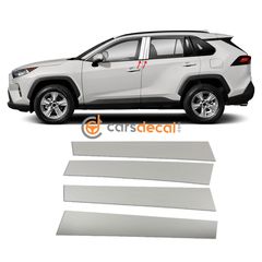 Toyota RAV4 Pillar Νίκελ Διακοσμητικά για Κολόνες Παραθύρων 