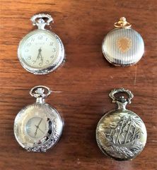 Συλλογή από ολοκαίνουργια ρολόγια τσέπης (μπαταρίας)