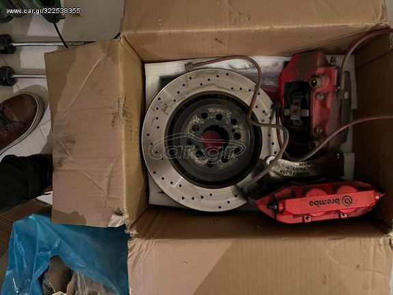 TOYOTA PRIUS BREMBO 4 PISTONS ΤΕΤΡΑΠΙΣΤΟΝΕΣ ΔΑΓΚΑΝΕΣ + ΚΙΤ ΔΙΣΚΟΠΛΑΚΕΣ 320mm