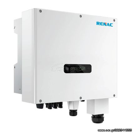 Inverter Δικτύου Φωτοβολταϊκών Τριφασικό RENAC R3-5000-DT Note Series 5KW 2MPPT