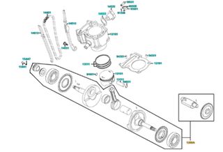 Στρόφαλος Kymco Mxu.300 2005 - 2005 1300A-LDE9-305