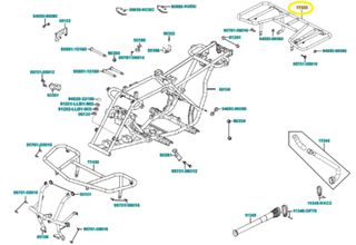 Σκάρα Πίσω Kymco Mxu.150 2005 - 2013 77330-LCA4-E00-N1S