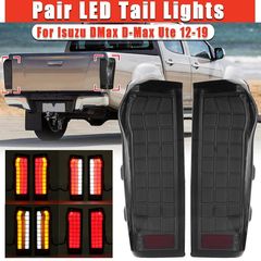 Isuzu D-Max 2012-2019 Πίσω Φανάρια Smoked Led [Tetris]